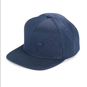 Drink Beer Save Water Picking Up Snapback-BLUE-One Size
